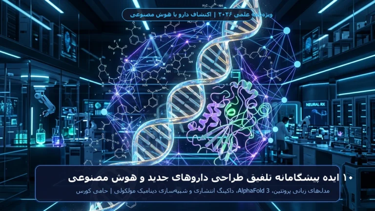 ۱۰ ایده پیشگامانه تلفیق طراحی دارو های جدید و هوش مصنوعی در سال ۲۰۲۶ - حامی کورس