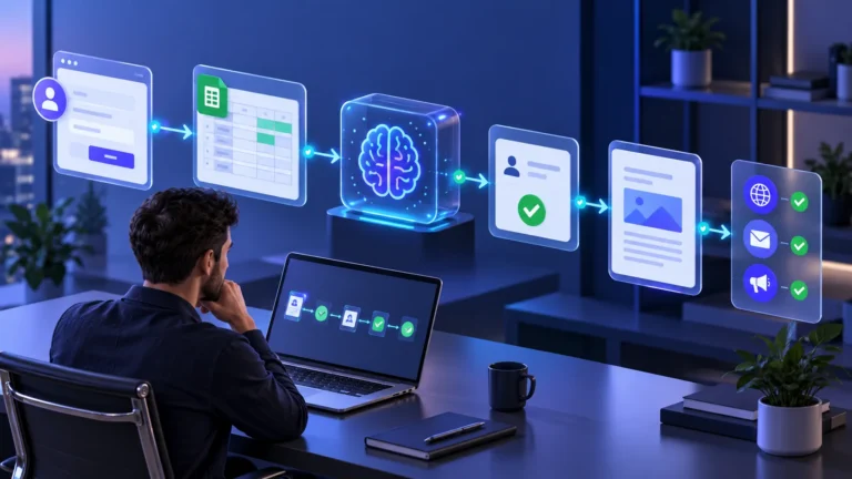 گردش کار اتوماسیون هوش مصنوعی با n8n و API کلود و GPT